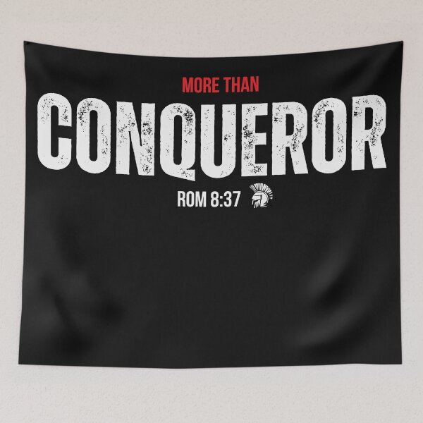 Item preview, More than conqueror  designed and sold by TEE-HQ.