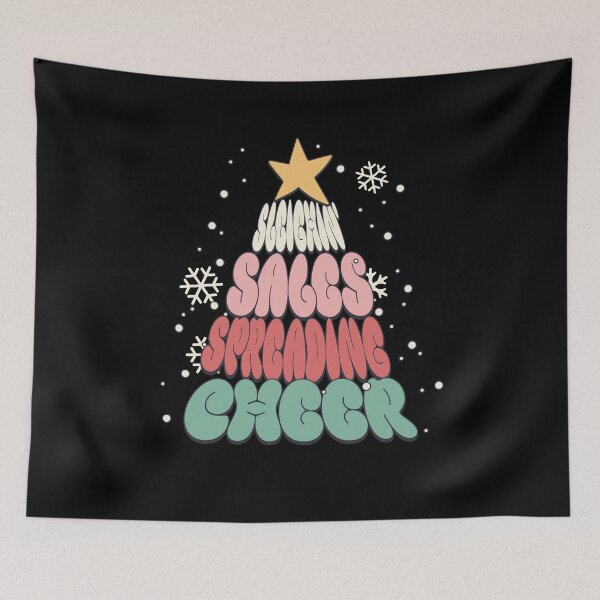 Item preview, Sleighin' Sales, Spreading Cheer Christmas T-Shirt designed and sold by WildWoodWaver.