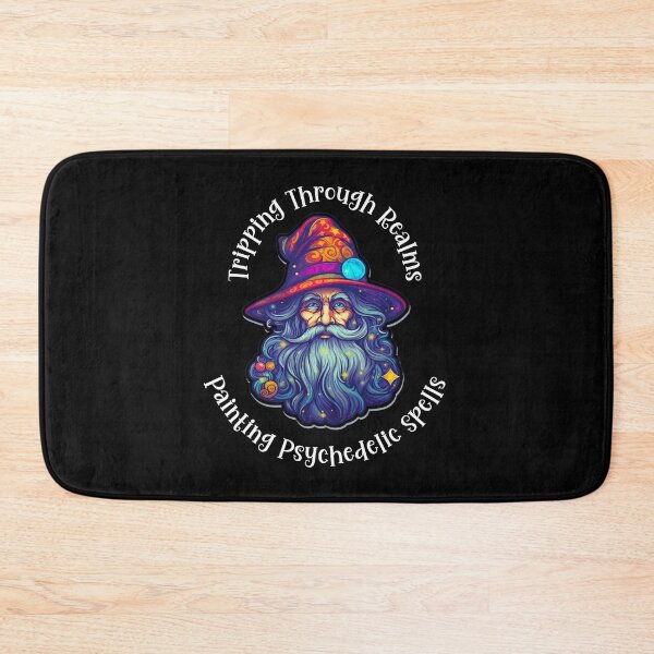 Item preview, Tripping Through Realms, Painting Psychedelic Spells - White Text designed and sold by LMBoutique.