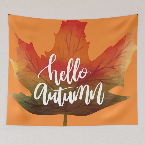 Item preview, Hello Autumn Leaf designed and sold by Alex Mercer.