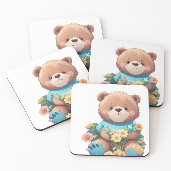 Item preview, Tender Bear with flowers 2 designed and sold by Tandilia Store.