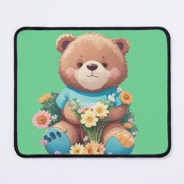 Item preview, Tender Bear with flowers 2 designed and sold by Tandilia Store.