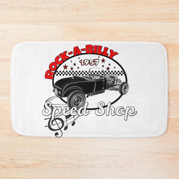 Item preview, Rockabilly Model A Rat Rod Speed Shop 1957 designed and sold by BubbaCommerce.