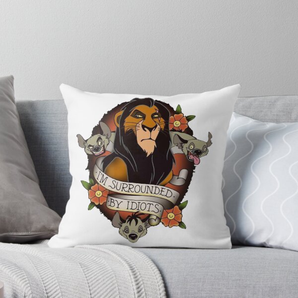 Item preview, Lion King - Surrounded by idiots - scar designed and sold by NavarEli.
