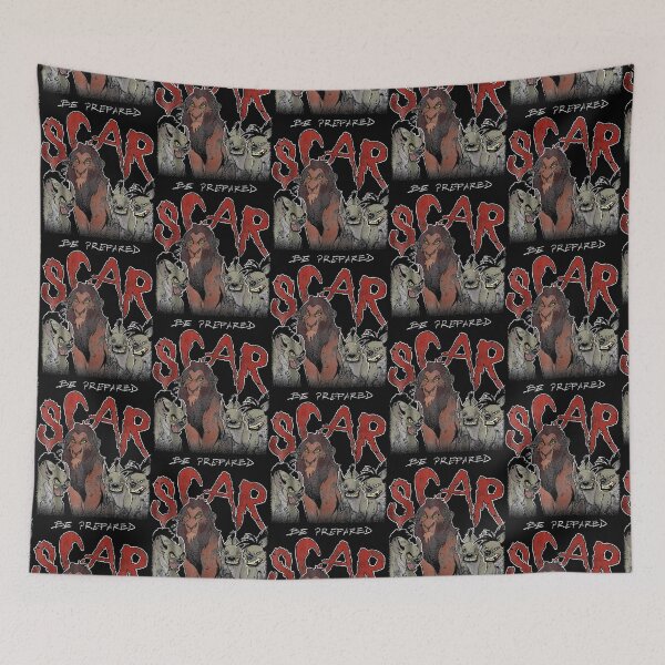 Item preview, The Lion King Scar _amp_ Hyenas Graphic designed and sold by NavarEli.