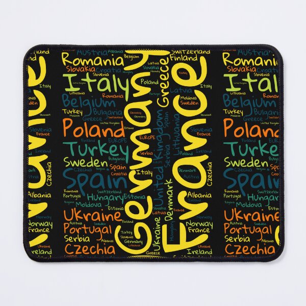Item preview, Europe - Continents Dictionary in Color and Humor designed and sold by MyDearWorld.