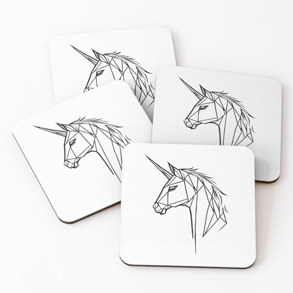 Item preview, Black Line Unicorn designed and sold by DiscoGypsyFish.