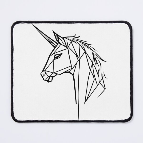 Item preview, Black Line Unicorn designed and sold by DiscoGypsyFish.