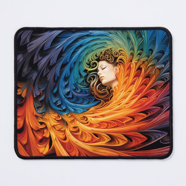 Item preview, “The grace of feathers and femininity” designed and sold by Art-Vortex-fr.