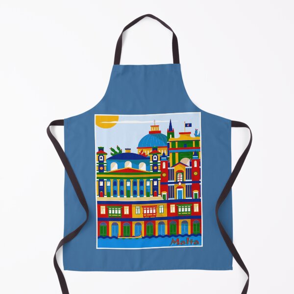 Item preview, MALTA : Vintage Colorful Travel and Tourism Advertising Poster Print designed and sold by posterbobs.