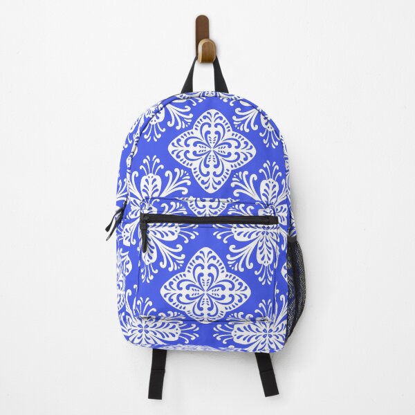 Item preview, Blue and white pattern decorative print designed and sold by lex-sky.