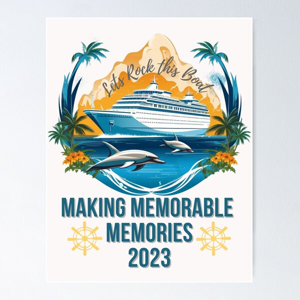 Item preview, cruise ship making memories designed and sold by PomskysRus.