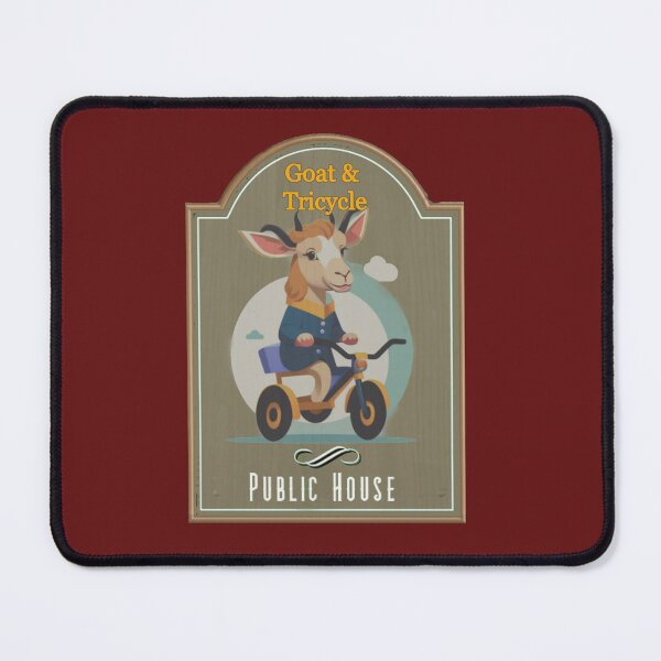 Item preview, Pub Signs: The Goat & Tricycle designed and sold by halibutgoatramb.
