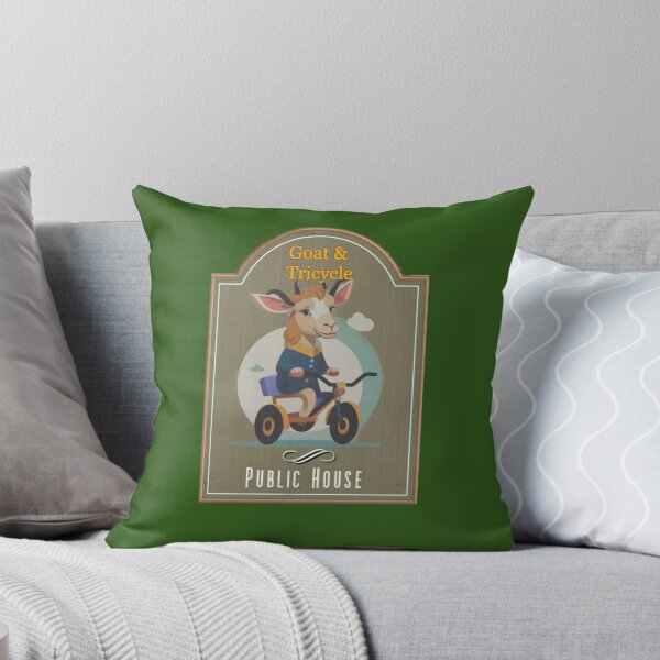 Aperçu de l'œuvre Enseignes de pub : la chèvre et le tricycle créée et vendue par halibutgoatramb.