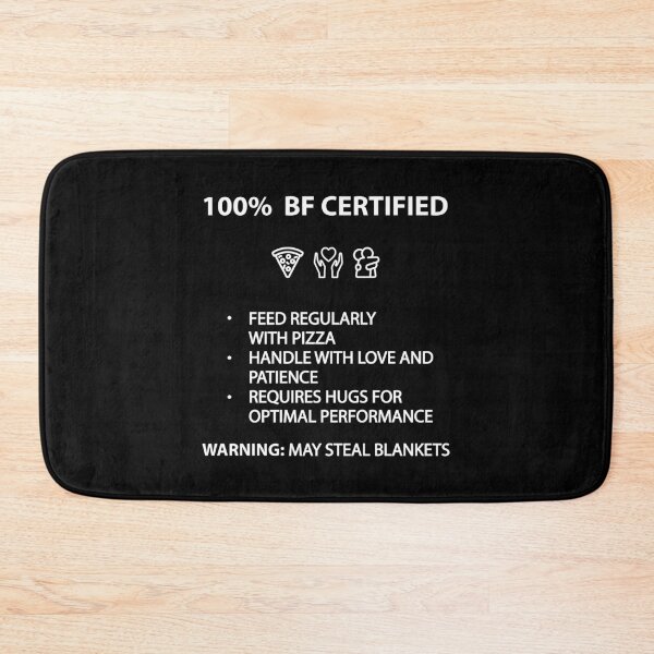 Item preview, boyfriend certified care instructions cool funny designed and sold by shaderepublic.