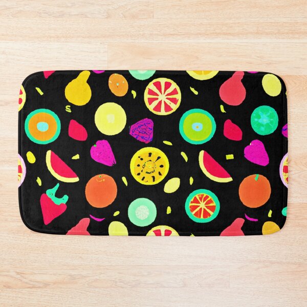 Item preview, Tropical Fruits Glow Pattern designed and sold by Health And Fitness Posts e-Store.
