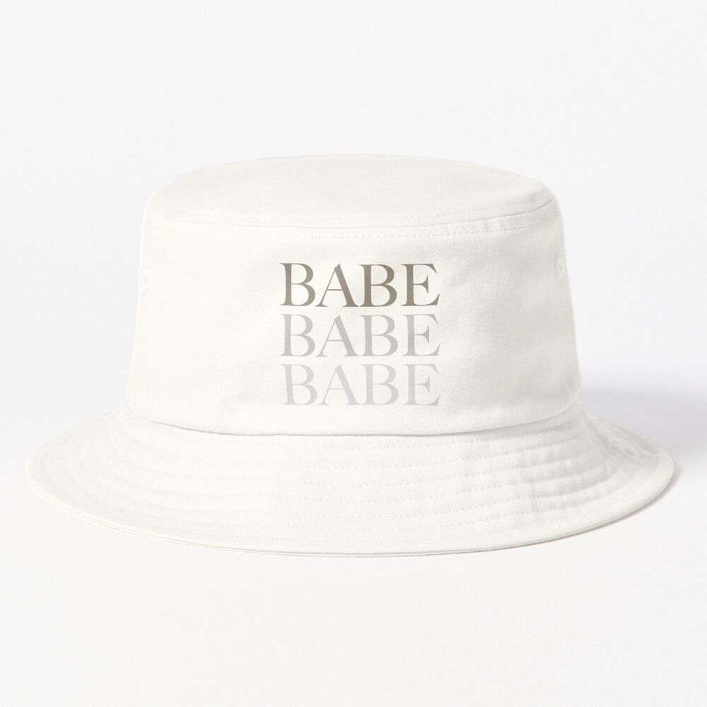 Babe Bucket Hat White