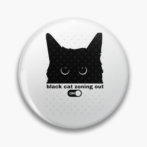 Cats Memes Meme Chonky Black Cat Crazy Screaming Crying Sad Cry Mood Pin  Icon In A Backpack For Man Woman Metal Brooch Fashion Funny Badge Lapel  Necklace Decoration - Pins & Badges 