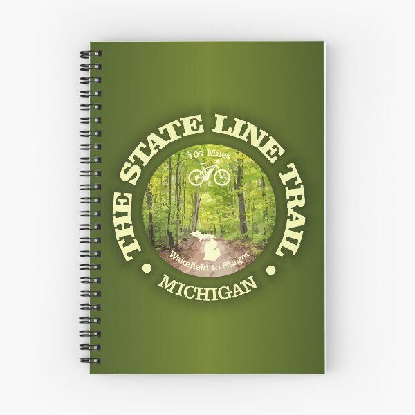 Item preview, State Line Trail (cycling c) designed and sold by curranmorgan.