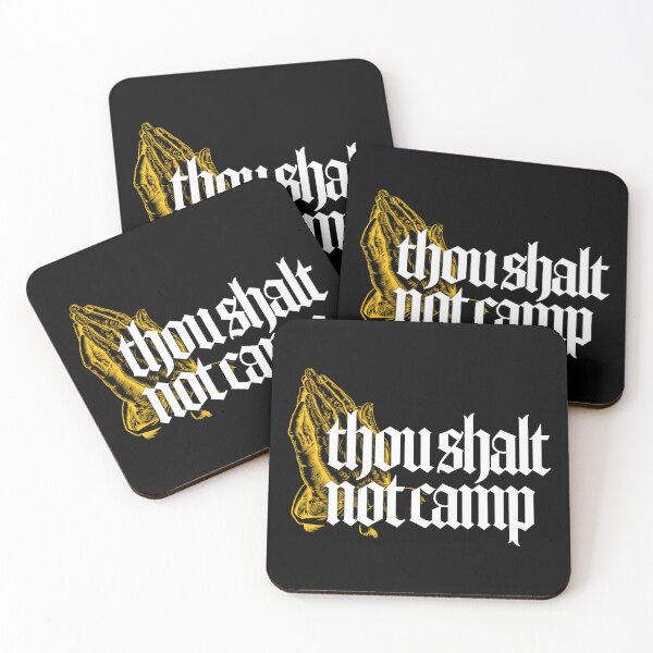 Item preview, THOU SHALT NOT CAMP designed and sold by DopeLoot.