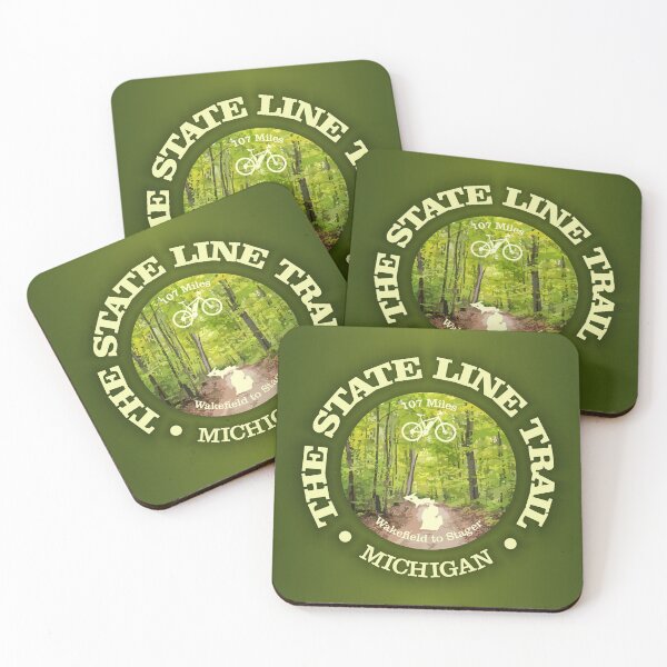 Item preview, State Line Trail (cycling c) designed and sold by curranmorgan.