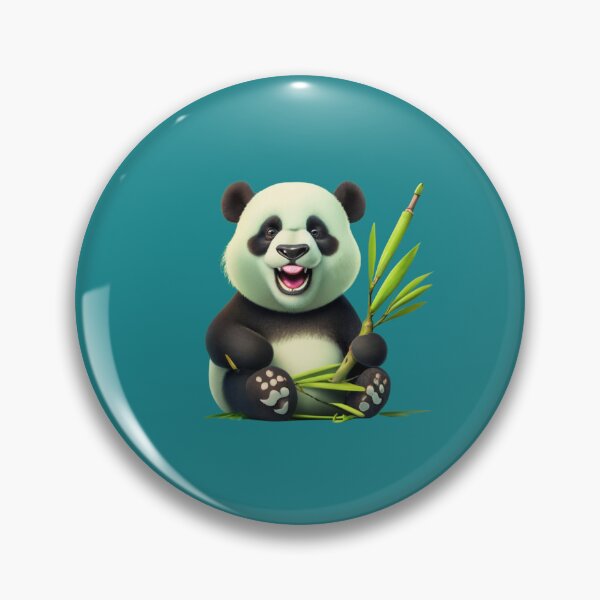 Item preview, 3d panda eating bamboo designed and sold by Ivicamol.