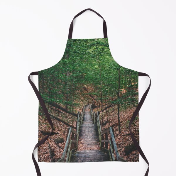 Item preview, Boardwalk stairs down into the wooded part of a park in Michigan designed and sold by Michael Deemer.
