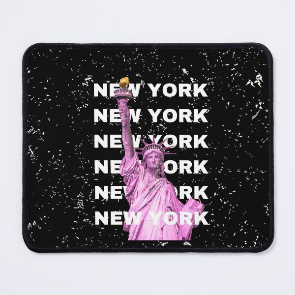 Artikelvorschau, New York, Freiheitsstatue, Reisekunst, Pink entworfen und verkauft von Magic Love Art Print.