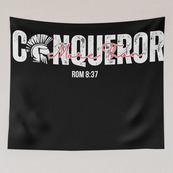 Item preview, More than conqueror  designed and sold by TEE-HQ.