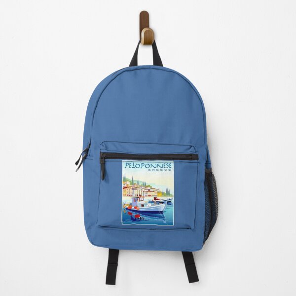 Item preview, Peloponnese Greece: Vintage Colorful Travel and Tourism Advertising Print designed and sold by posterbobs.