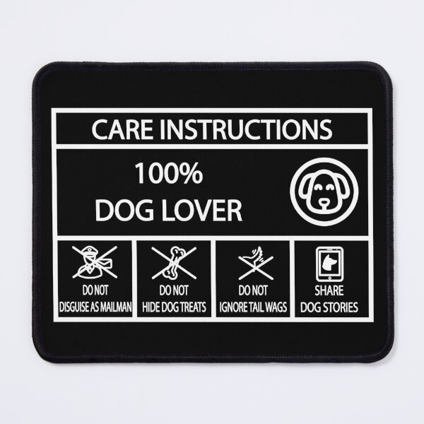 Item preview, dog lover care instructions cool funny designed and sold by shaderepublic.