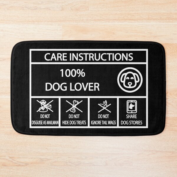 Item preview, dog lover care instructions cool funny designed and sold by shaderepublic.