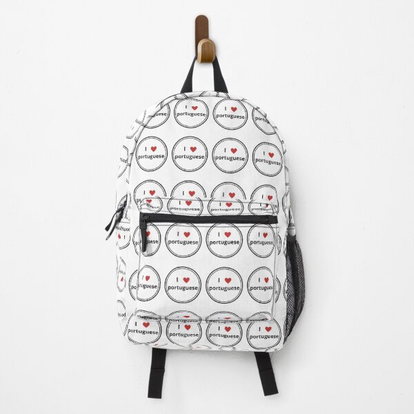 Item preview, Black and white circle of i love Portuguese designed and sold by language-des.