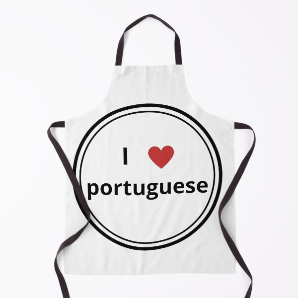 Item preview, Black and white circle of i love Portuguese designed and sold by language-des.
