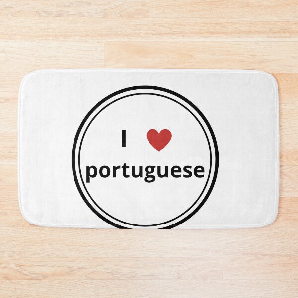 Item preview, Black and white circle of i love Portuguese designed and sold by language-des.