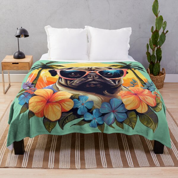 Item preview, Vacation Pug designed and sold by ZombieLH.