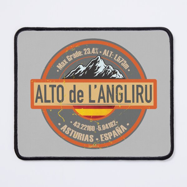 Item preview, Alto de l’Angliru Spain Motorcycle Car Cycling Sticker T-Shirt 03 designed and sold by OuterShellUK.