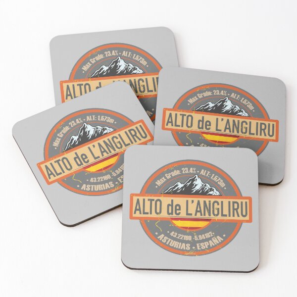 Item preview, Alto de l’Angliru Spain Motorcycle Car Cycling Sticker T-Shirt 03 designed and sold by OuterShellUK.