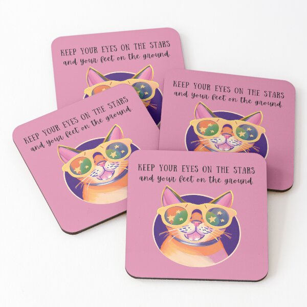 Item preview, Keep your eyes on the stars and your feet on the ground. designed and sold by GasconyPassion.