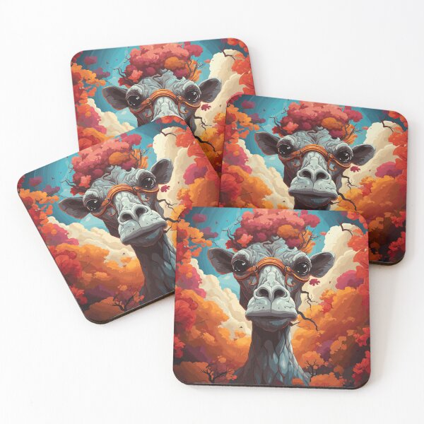 Item preview, Giraffe Animal Selfie designed and sold by TheFrenchVegan.