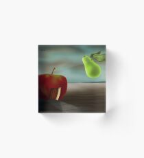 SURREALISM - Fruit Friends Acrylic Block