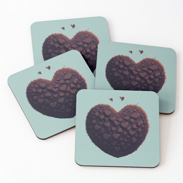 Item preview, Choco Heart with Hearts designed and sold by Digiheart.