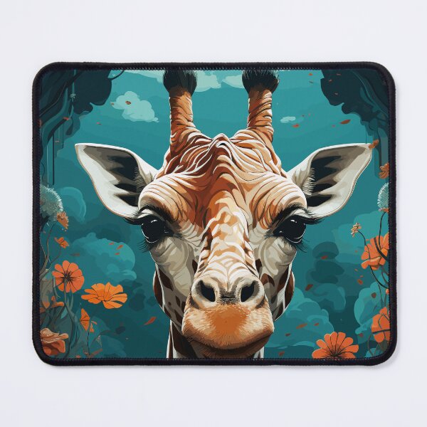 Item preview, Giraffe Taken Selfie designed and sold by TheFrenchVegan.