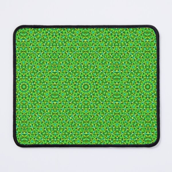 Grünes Netz Kaleidoskop KLEIN Mauspad
