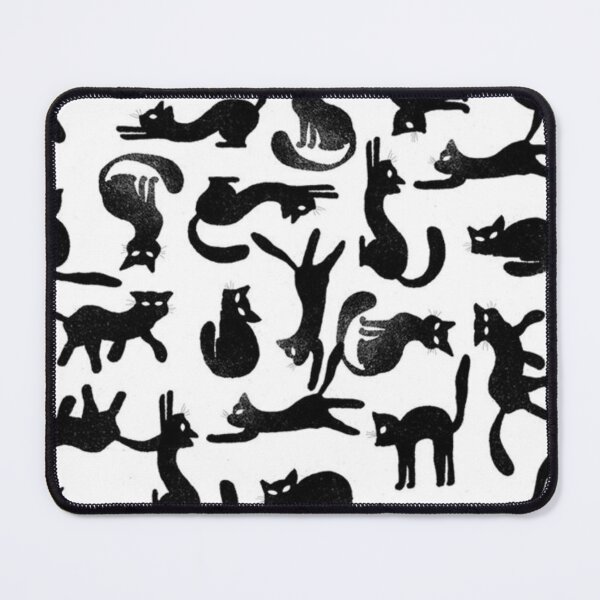 Item preview, Cute black cats pattern  designed and sold by airmonss11.