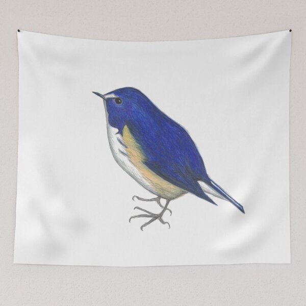Item preview, Red-flanked Bluetail designed and sold by morizukan.