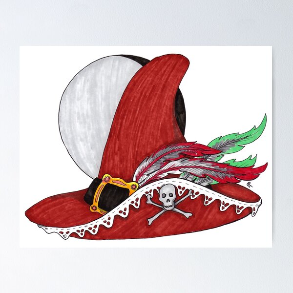 Item preview, Talk Like A Pirate Day Witch Hat designed and sold by Wyrd & Witchy Art and Design.