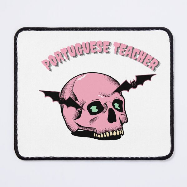 Item preview, Portuguese Teacher Halloween Skull designed and sold by language-des.
