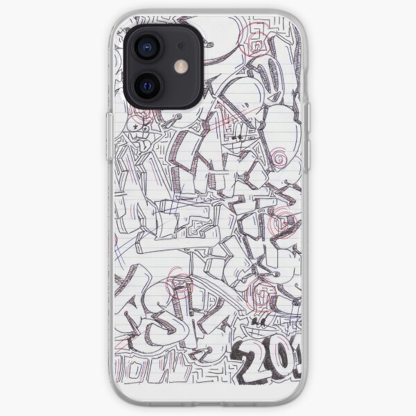 Line art, Drawing, design, depiction, pattern, picture, painting, piece, portrayal iPhone Soft Case