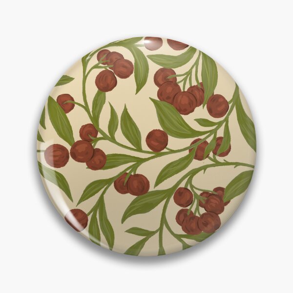 Item preview, Red Winter Berries Pattern designed and sold by rnmarts.
